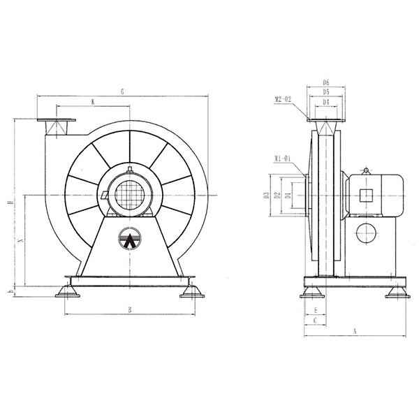 DGY-B型低噪音高壓離心風(fēng)機